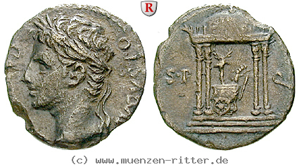 Klicken Sie auf das Bild um es auf Ihrem Rechner zu speichern augustus-denar/51895.jpg