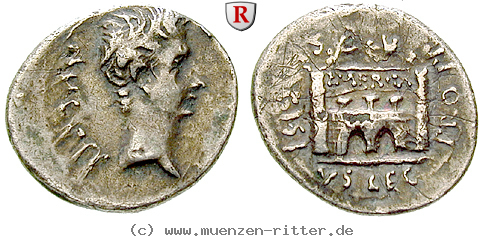Klicken Sie auf das Bild um es auf Ihrem Rechner zu speichern augustus-denar/54954.jpg