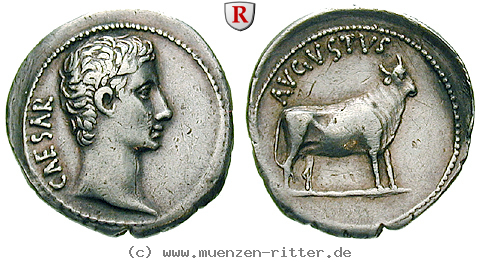 Klicken Sie auf das Bild um es auf Ihrem Rechner zu speichern augustus-denar/63717.jpg