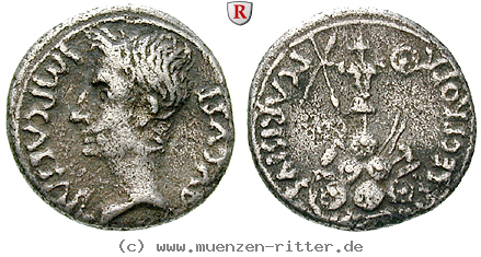 Klicken Sie auf das Bild um es auf Ihrem Rechner zu speichern augustus-denar/66553.jpg