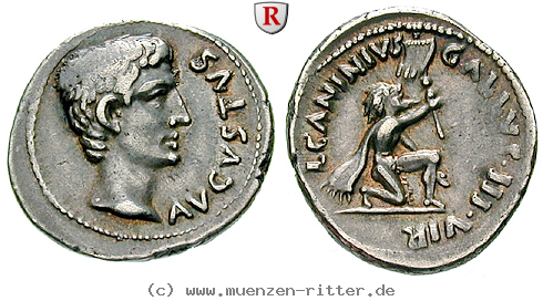 Klicken Sie auf das Bild um es auf Ihrem Rechner zu speichern augustus-denar/67336.jpg