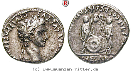 Klicken Sie auf das Bild um es auf Ihrem Rechner zu speichern augustus-denar/72435.jpg