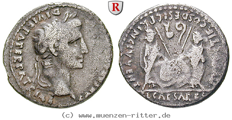 Klicken Sie auf das Bild um es auf Ihrem Rechner zu speichern augustus-denar/76513.jpg