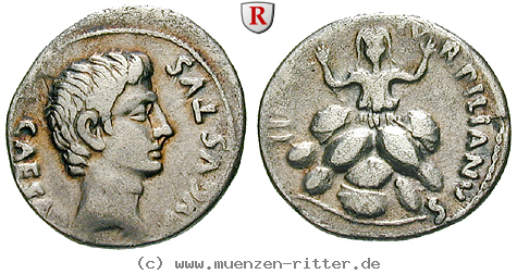 Klicken Sie auf das Bild um es auf Ihrem Rechner zu speichern augustus-denar/76537.jpg