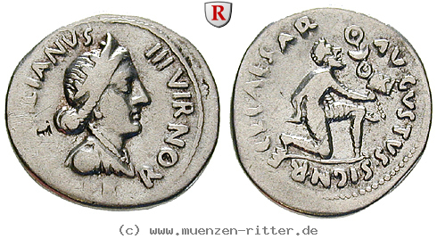 Klicken Sie auf das Bild um es auf Ihrem Rechner zu speichern augustus-denar/82271.jpg
