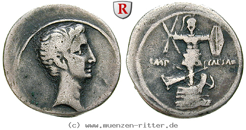 Klicken Sie auf das Bild um es auf Ihrem Rechner zu speichern augustus-denar/82423.jpg