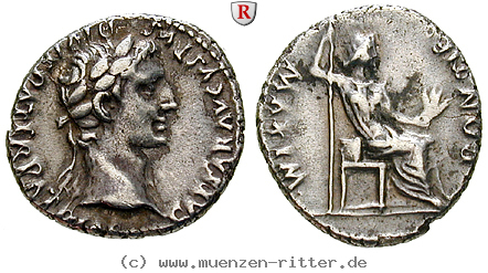 Klicken Sie auf das Bild um es auf Ihrem Rechner zu speichern augustus-denar/86548.jpg