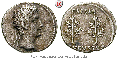 Klicken Sie auf das Bild um es auf Ihrem Rechner zu speichern augustus-denar/87059.jpg