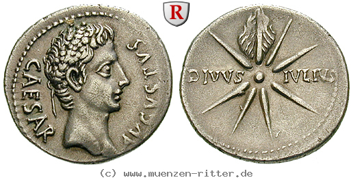 Klicken Sie auf das Bild um es auf Ihrem Rechner zu speichern augustus-denar/92338.jpg