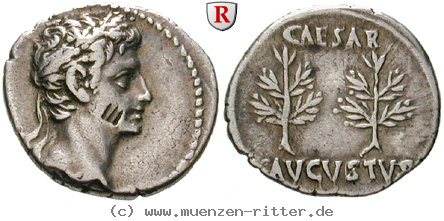 Klicken Sie auf das Bild um es auf Ihrem Rechner zu speichern augustus-denar/erom8812.jpg