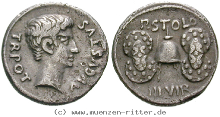 Klicken Sie auf das Bild um es auf Ihrem Rechner zu speichern augustus-denar/erom8814.jpg