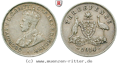 Klicken Sie auf das Bild um es auf Ihrem Rechner zu speichern australien-george-v-3-pence/64884.jpg
