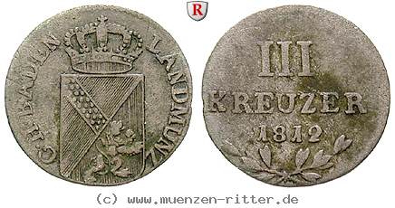 Klicken Sie auf das Bild um es auf Ihrem Rechner zu speichern baden-carl-ludwig-friedrich-3-kreuzer/30344.jpg