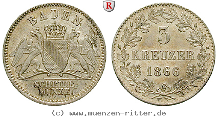 Klicken Sie auf das Bild um es auf Ihrem Rechner zu speichern baden-friedrich-i-3-kreuzer/30024.jpg