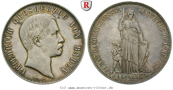 Klicken Sie auf das Bild um es auf Ihrem Rechner zu speichern baden-friedrich-i-gulden/90577.jpg