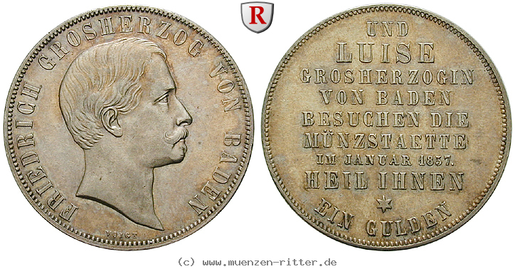 Klicken Sie auf das Bild um es auf Ihrem Rechner zu speichern baden-friedrich-i-gulden/97300.jpg