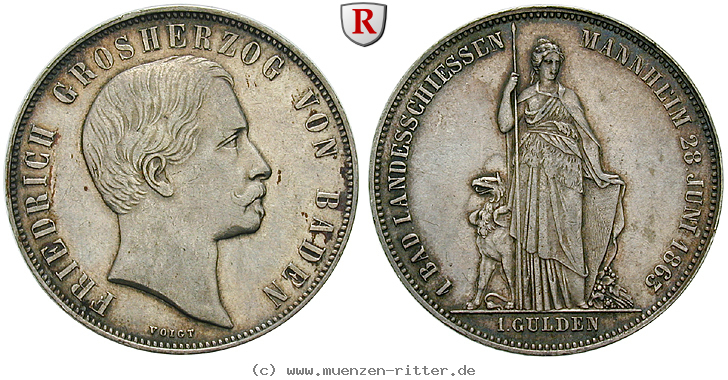 Klicken Sie auf das Bild um es auf Ihrem Rechner zu speichern baden-friedrich-i-gulden/97301.jpg