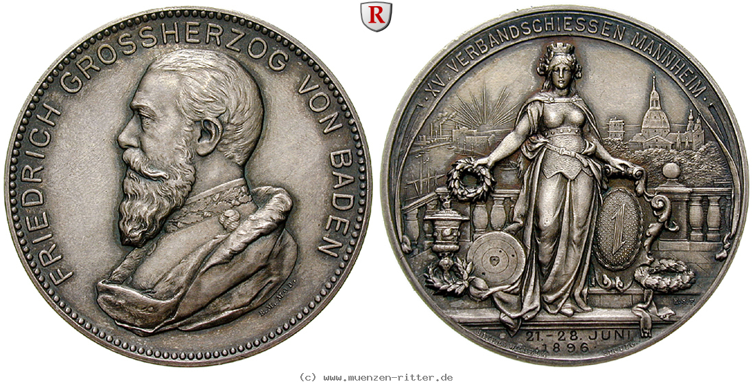 Klicken Sie auf das Bild um es auf Ihrem Rechner zu speichern baden-friedrich-i-silbermedaille/63411.jpg