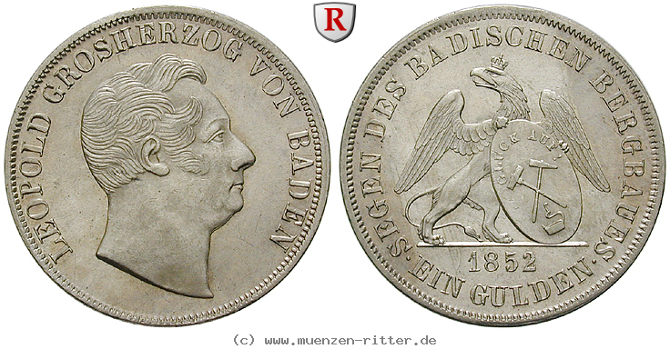 Klicken Sie auf das Bild um es auf Ihrem Rechner zu speichern baden-karl-leopold-friedrich-gulden/81081.jpg