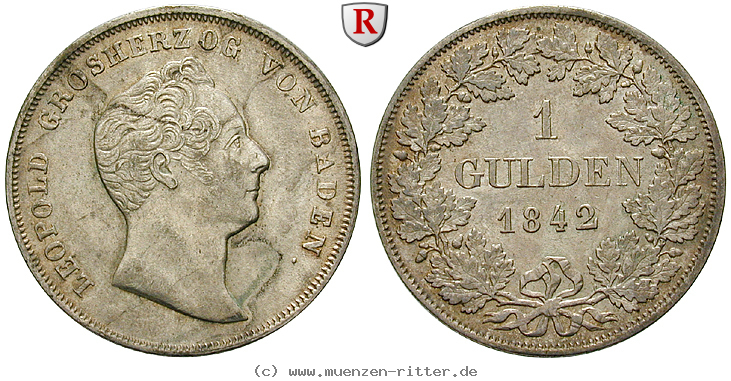 Klicken Sie auf das Bild um es auf Ihrem Rechner zu speichern baden-karl-leopold-friedrich-gulden/97289.jpg