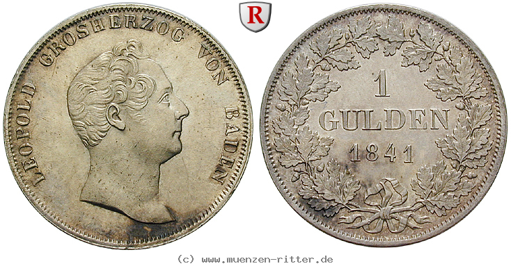 Klicken Sie auf das Bild um es auf Ihrem Rechner zu speichern baden-karl-leopold-friedrich-gulden/97348.jpg