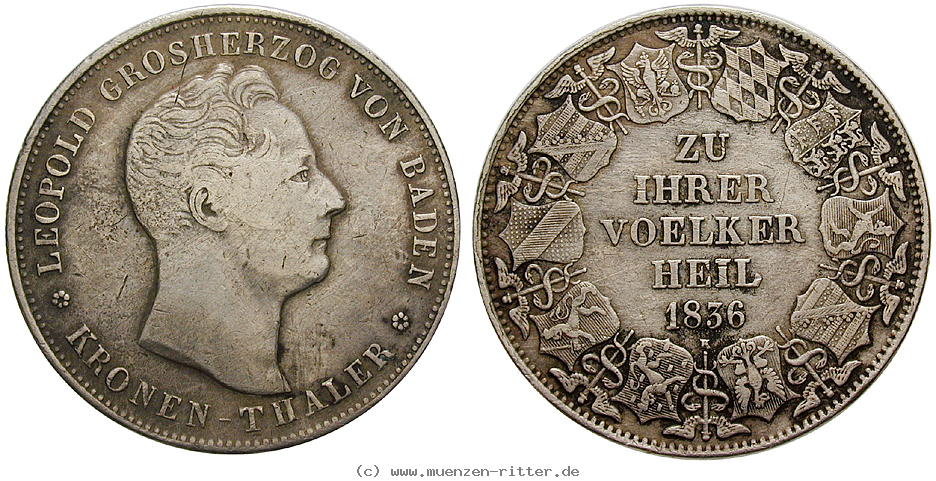 Klicken Sie auf das Bild um es auf Ihrem Rechner zu speichern baden-karl-leopold-friedrich-kronentaler/35600.jpg