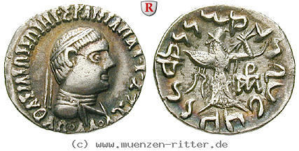 Klicken Sie auf das Bild um es auf Ihrem Rechner zu speichern baktrien-und-indien-apollodotos-ii-philopator-drachme/78007.jpg