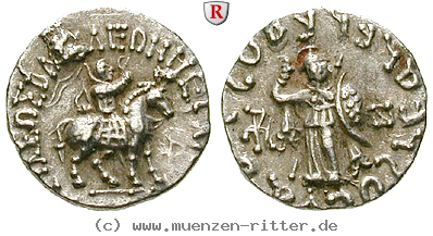 Klicken Sie auf das Bild um es auf Ihrem Rechner zu speichern baktrien-und-indien-azes-i-ii-drachme/47516.jpg