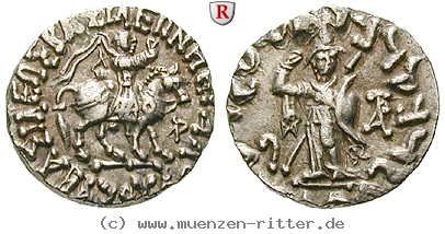 Klicken Sie auf das Bild um es auf Ihrem Rechner zu speichern baktrien-und-indien-azes-i-ii-drachme/47533.jpg