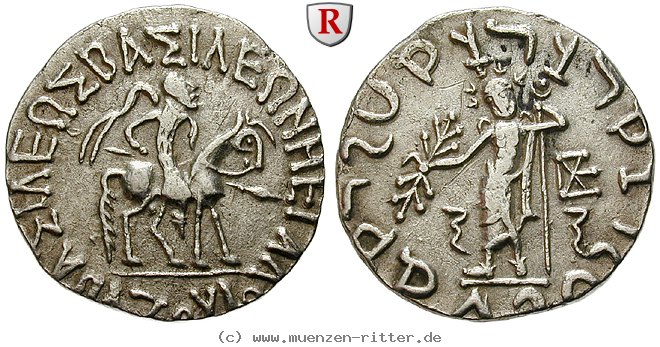 Klicken Sie auf das Bild um es auf Ihrem Rechner zu speichern baktrien-und-indien-azes-ii-tetradrachme/100027.jpg