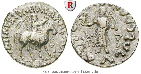 Klicken Sie auf das Bild um es auf Ihrem Rechner zu speichern baktrien-und-indien-azes-ii-tetradrachme/38428.jpg