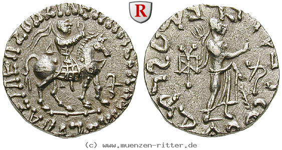 Klicken Sie auf das Bild um es auf Ihrem Rechner zu speichern baktrien-und-indien-azes-ii-tetradrachme/77975.jpg