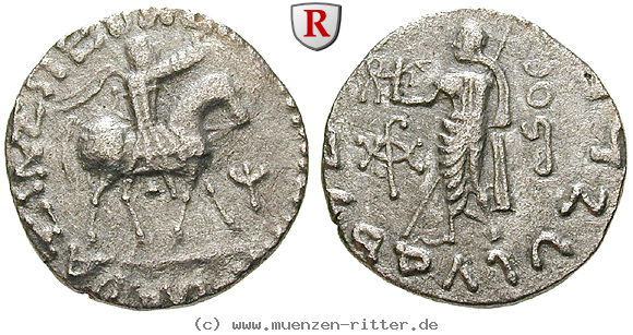 Klicken Sie auf das Bild um es auf Ihrem Rechner zu speichern baktrien-und-indien-azes-ii-tetradrachme/84568.jpg
