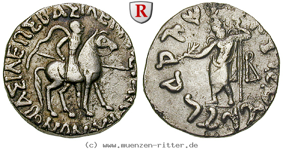 Klicken Sie auf das Bild um es auf Ihrem Rechner zu speichern baktrien-und-indien-azes-ii-tetradrachme/85874.jpg