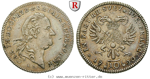 Klicken Sie auf das Bild um es auf Ihrem Rechner zu speichern bayern-karl-theodor-10-kreuzer/94363.jpg