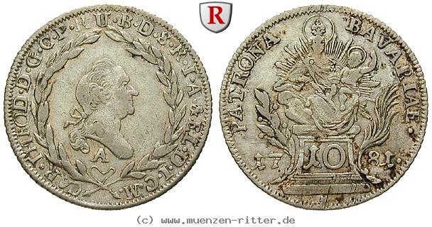 Klicken Sie auf das Bild um es auf Ihrem Rechner zu speichern bayern-karl-theodor-10-kreuzer/94369.jpg