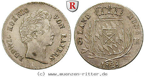 Klicken Sie auf das Bild um es auf Ihrem Rechner zu speichern bayern-ludwig-i-6-kreuzer/35925.jpg