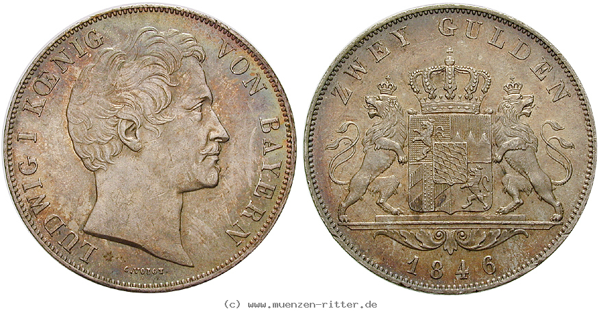 Klicken Sie auf das Bild um es auf Ihrem Rechner zu speichern bayern-ludwig-i-doppelgulden/22430.jpg