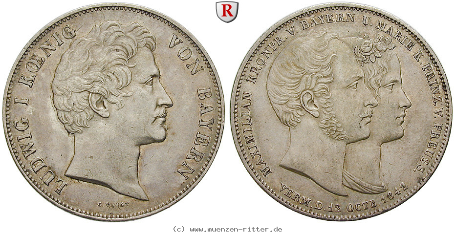 Klicken Sie auf das Bild um es auf Ihrem Rechner zu speichern bayern-ludwig-i-geschichtsdoppeltaler/51540.jpg