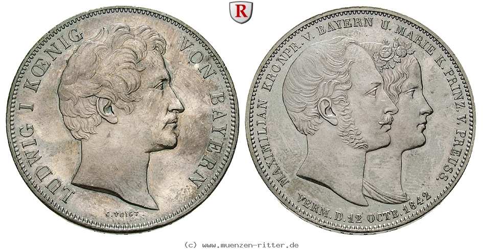 Klicken Sie auf das Bild um es auf Ihrem Rechner zu speichern bayern-ludwig-i-geschichtsdoppeltaler/73580.jpg