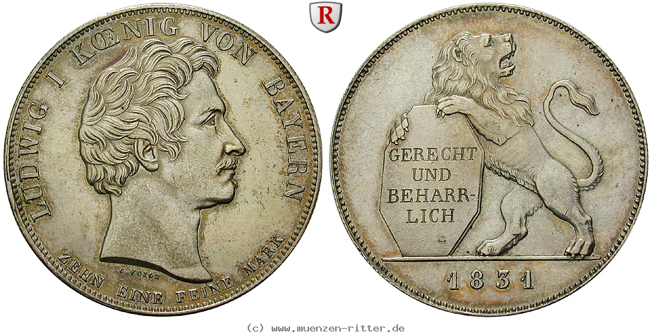 Klicken Sie auf das Bild um es auf Ihrem Rechner zu speichern bayern-ludwig-i-geschichtstaler/94127.jpg