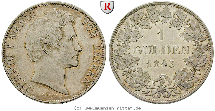 Klicken Sie auf das Bild um es auf Ihrem Rechner zu speichern bayern-ludwig-i-gulden/89177.jpg