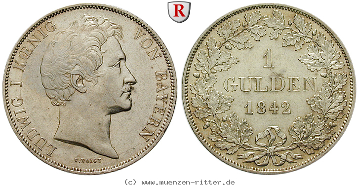 Klicken Sie auf das Bild um es auf Ihrem Rechner zu speichern bayern-ludwig-i-gulden/93718.jpg