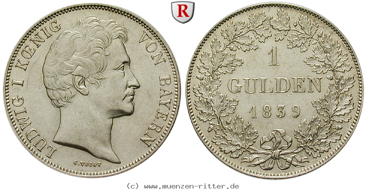 Klicken Sie auf das Bild um es auf Ihrem Rechner zu speichern bayern-ludwig-i-gulden/93719.jpg