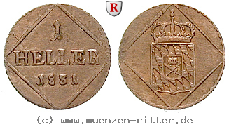 Klicken Sie auf das Bild um es auf Ihrem Rechner zu speichern bayern-ludwig-i-heller/36266.jpg