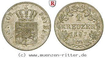 Klicken Sie auf das Bild um es auf Ihrem Rechner zu speichern bayern-ludwig-i-kreuzer/34604.jpg