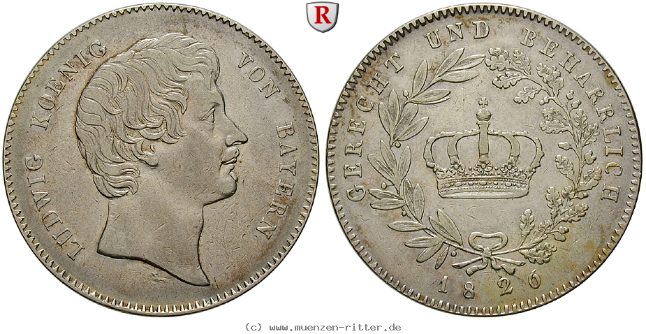 Klicken Sie auf das Bild um es auf Ihrem Rechner zu speichern bayern-ludwig-i-kronentaler/94088.jpg