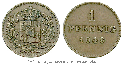 Klicken Sie auf das Bild um es auf Ihrem Rechner zu speichern bayern-ludwig-i-pfennig/18231.jpg