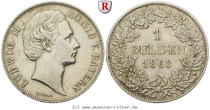 Klicken Sie auf das Bild um es auf Ihrem Rechner zu speichern bayern-ludwig-ii-gulden/22446.jpg