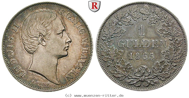 Klicken Sie auf das Bild um es auf Ihrem Rechner zu speichern bayern-ludwig-ii-gulden/93721.jpg